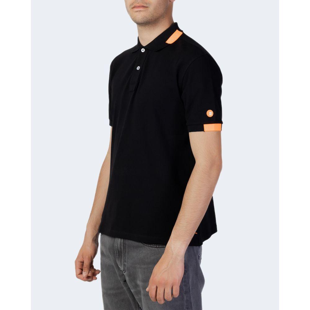 Suns Black Cotton Polo Shirt Suns