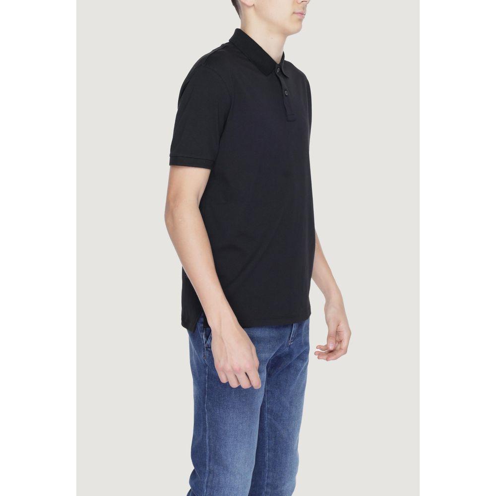 Suns Black Cotton Polo Shirt Suns