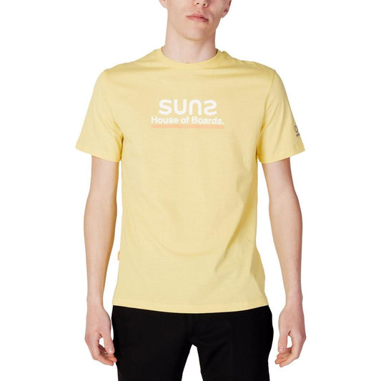 Suns Yellow Cotton T-Shirt Suns