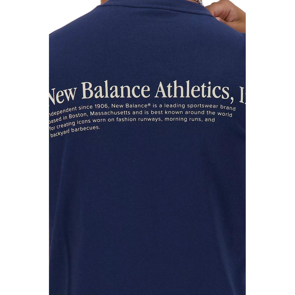 New Balance Blue Cotton T-Shirt New Balance