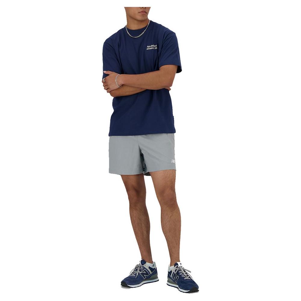 New Balance Blue Cotton T-Shirt New Balance