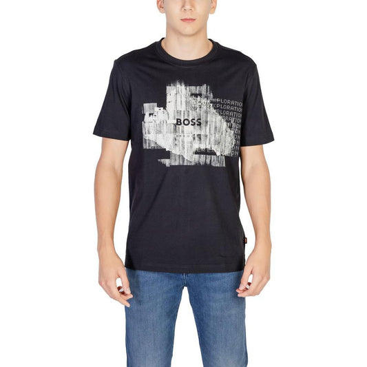 Hugo Boss Black Cotton T-Shirt Hugo Boss