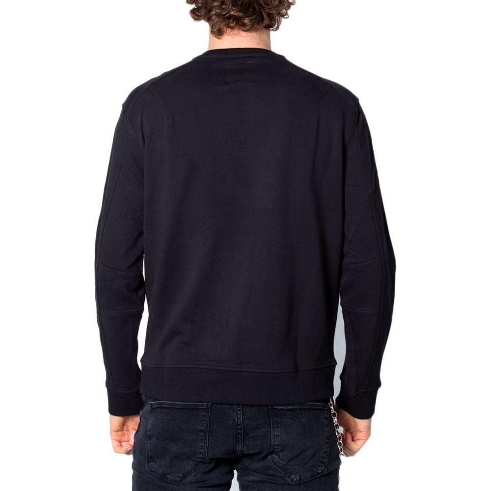 Armani Exchange Black Cotton Sweater Armani Exchange