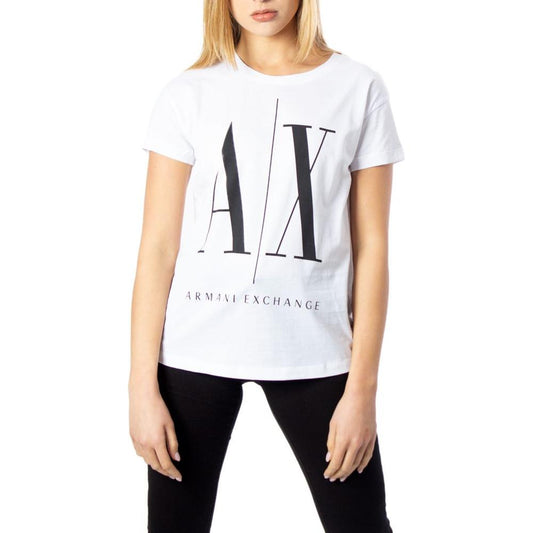 Armani Exchange White Cotton Tops & T-Shirt Armani Exchange