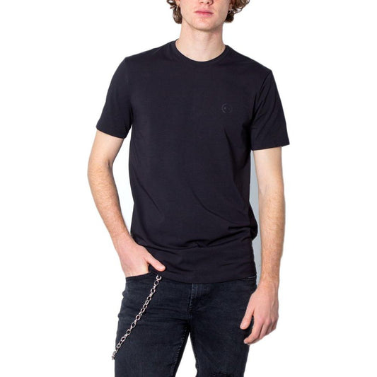 Armani Exchange Black Cotton T-Shirt Armani Exchange