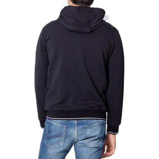 Armani Exchange Black Cotton Sweater Armani Exchange