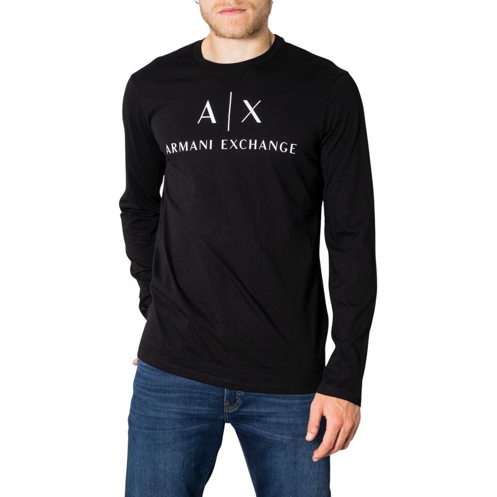 Armani Exchange Black Cotton Shirt Armani Exchange