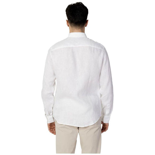 Armani Exchange White Linen Shirt Armani Exchange