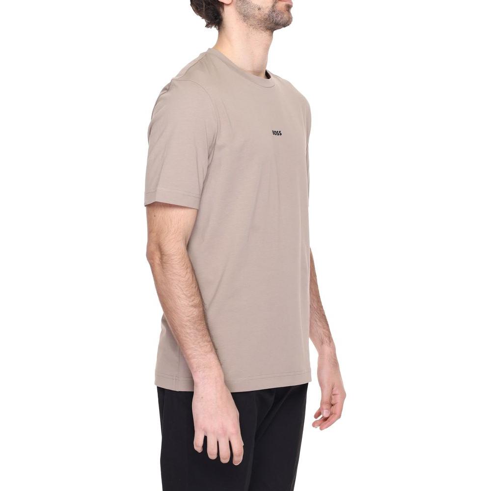 Hugo Boss Brown Cotton T-Shirt Hugo Boss