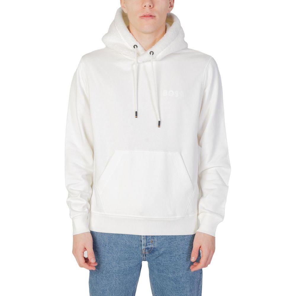 Hugo Boss Cream Cotton Sweater Hugo Boss