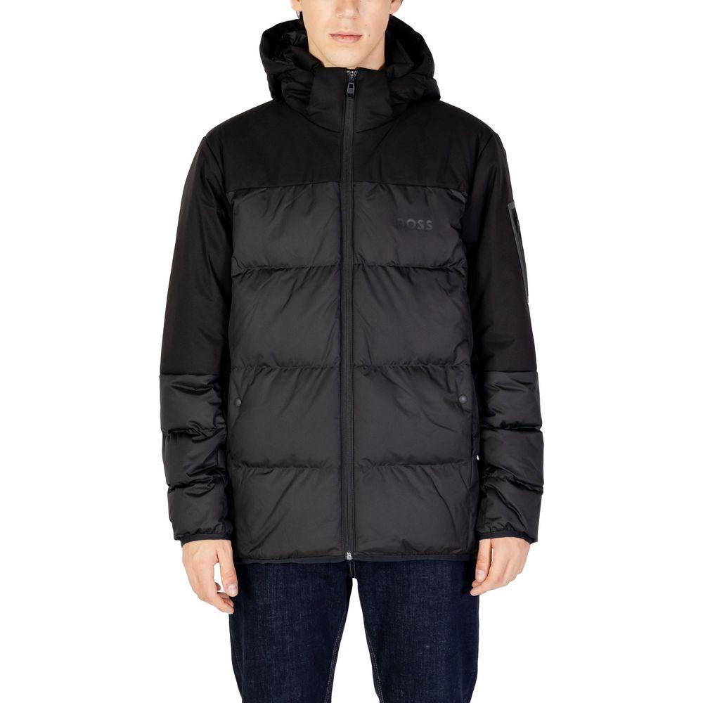 Hugo Boss Black Recycled Polyester Jacket Hugo Boss