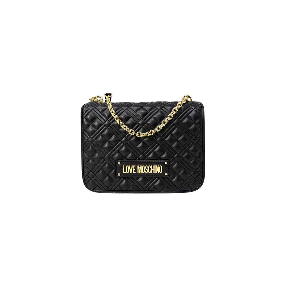 Love Moschino Black Polyethylene Handbag Love Moschino