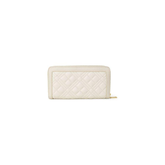 Love Moschino Beige Polyethylene Wallet Love Moschino