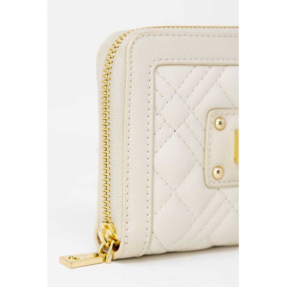 Love Moschino Beige Polyethylene Wallet Love Moschino