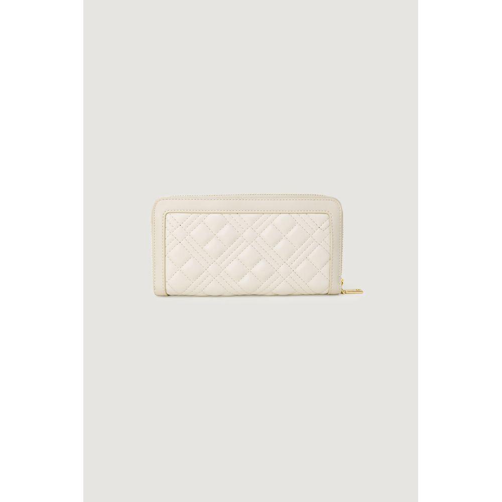 Love Moschino Beige Polyethylene Wallet Love Moschino