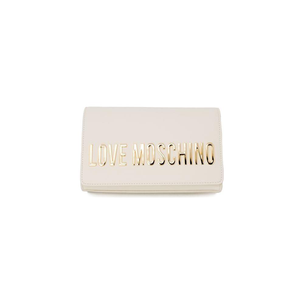 Love Moschino Beige Polyethylene Handbag Love Moschino