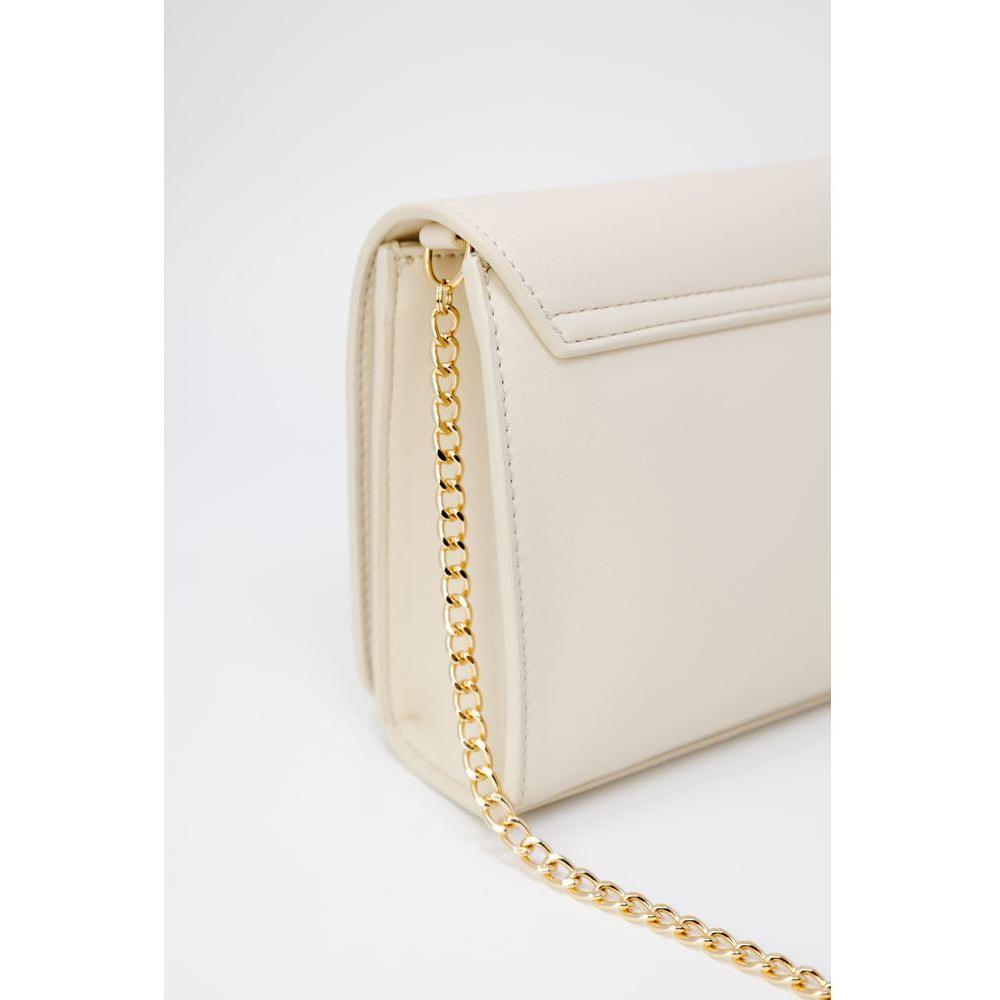 Love Moschino Beige Polyethylene Handbag Love Moschino