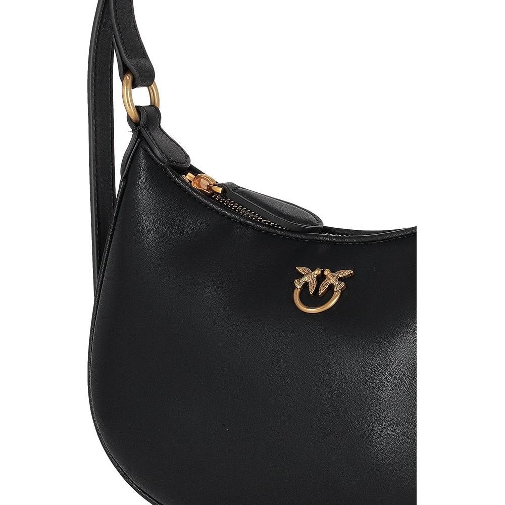 PINKO Black Leather Handbag PINKO