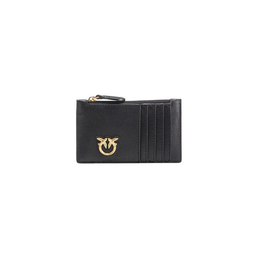 PINKO Black Leather Wallet PINKO