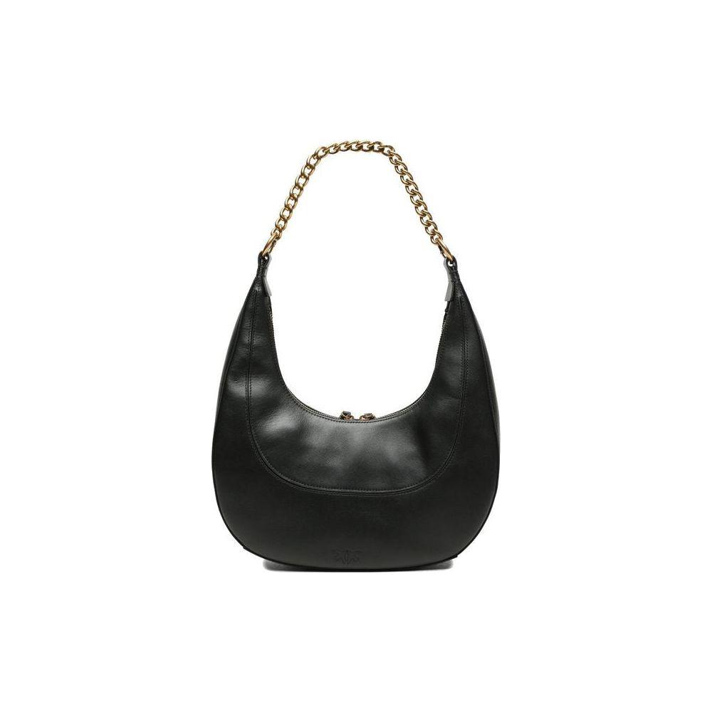 PINKO Black Leather Handbag PINKO