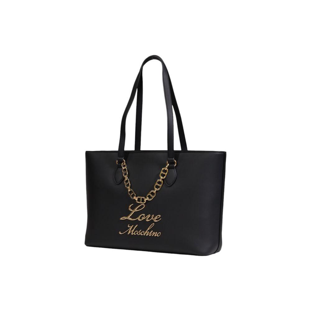 Love Moschino Black Polyethylene Handbag Love Moschino