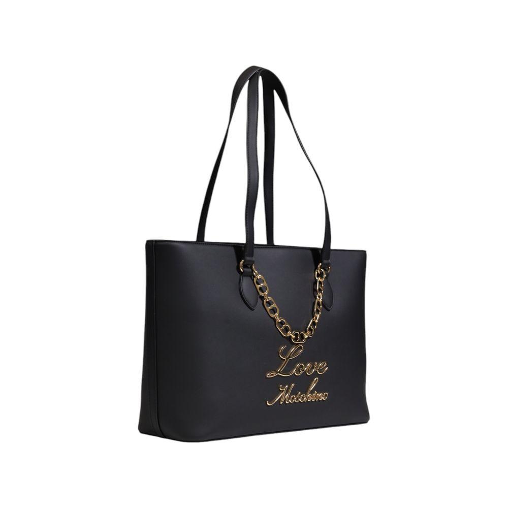 Love Moschino Black Polyethylene Handbag Love Moschino