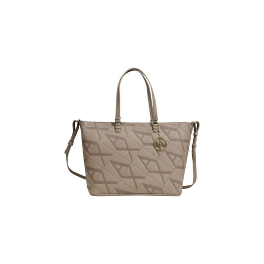 Armani Exchange Beige Polyethylene Handbag Armani Exchange