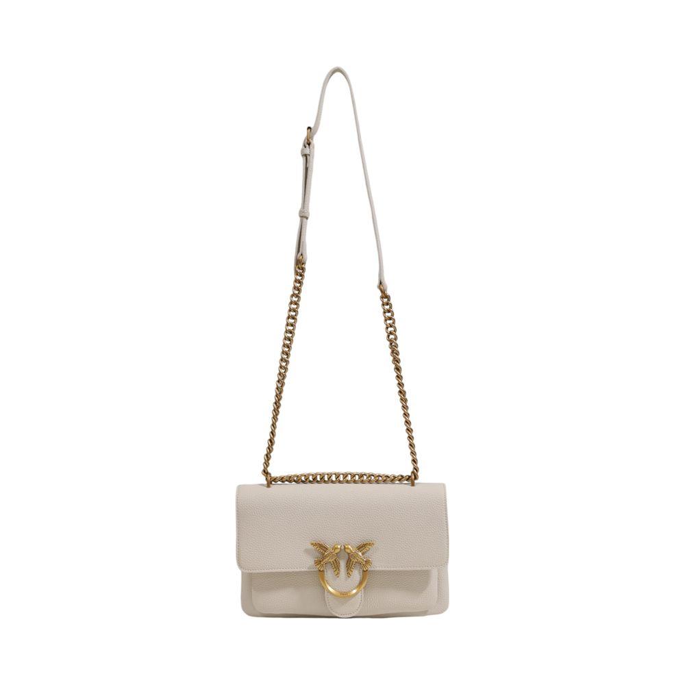 PINKO White Leather Handbag PINKO