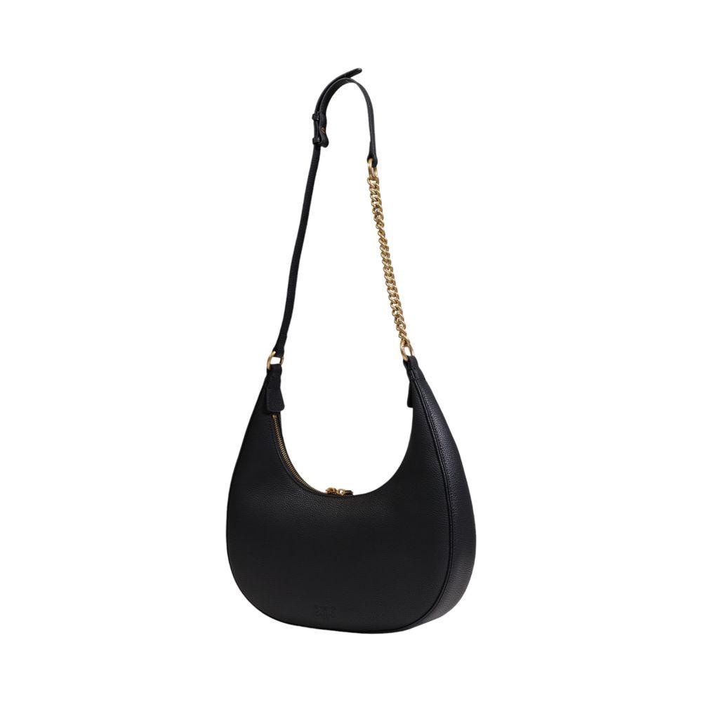 PINKO Black Leather Handbag PINKO