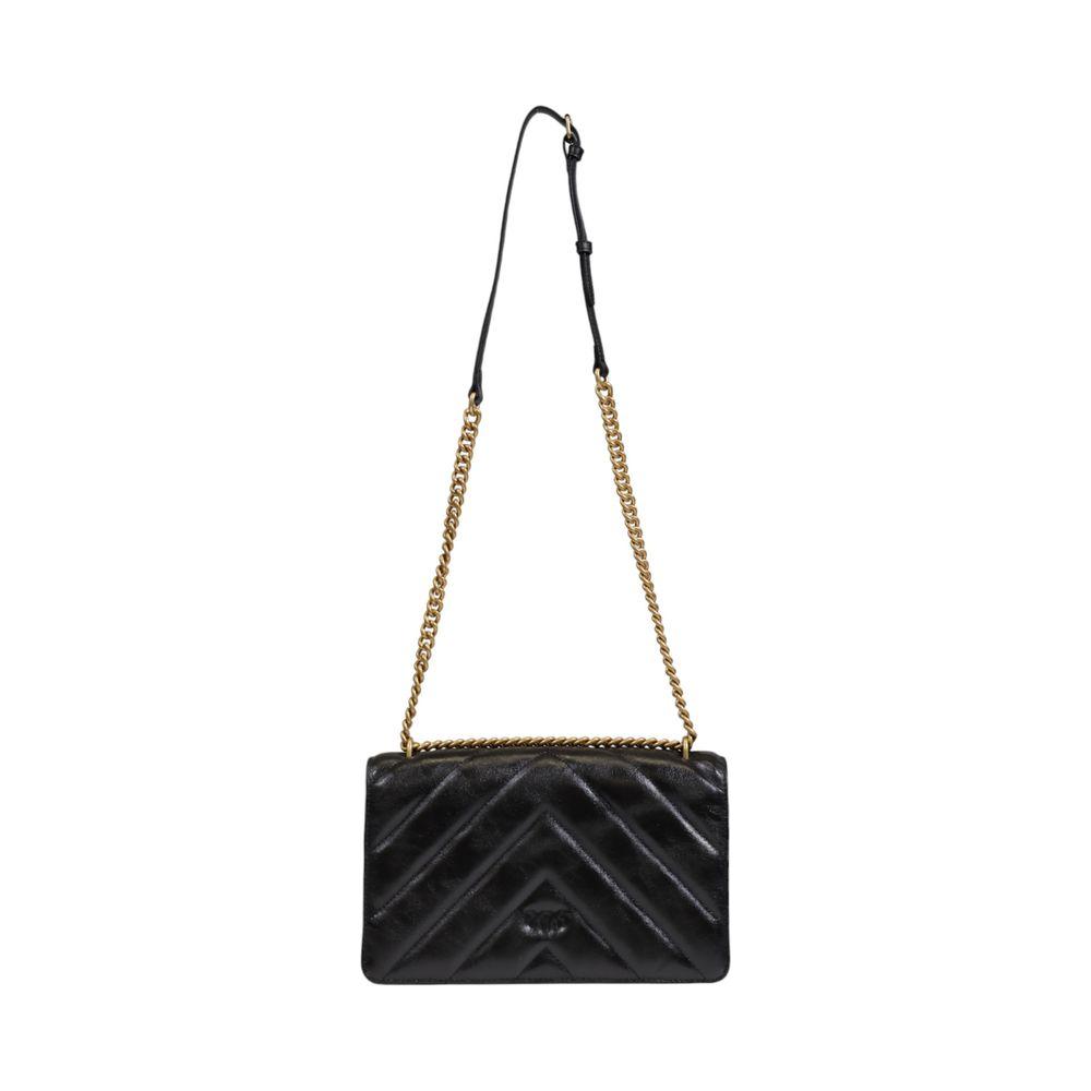 PINKO Black Leather Handbag PINKO