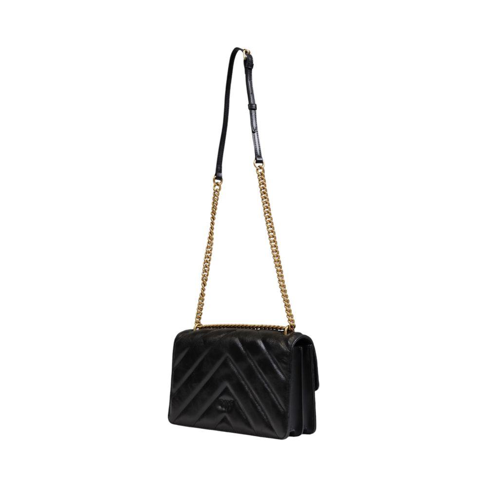 PINKO Black Leather Handbag PINKO