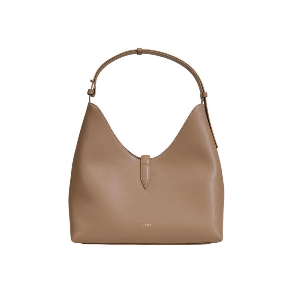 Furla Beige Leather Handbag Furla