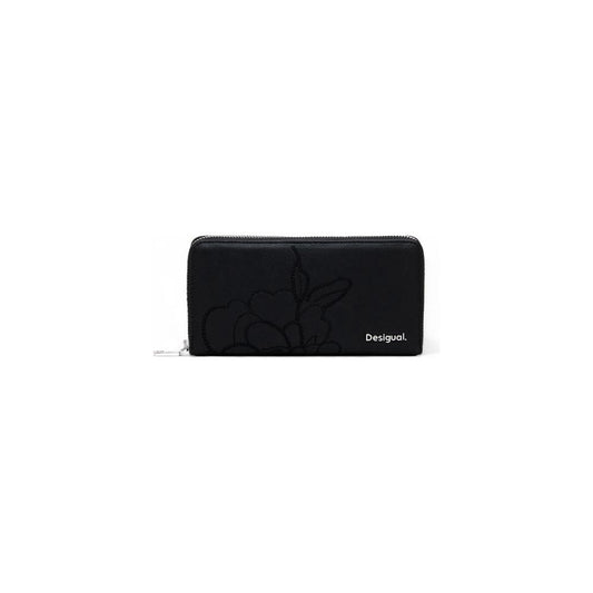 Desigual Black Polyethylene Wallet Desigual