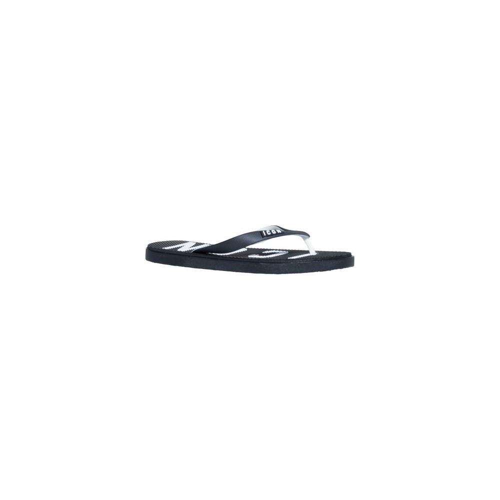 Icon Black Rubber Sandal Icon