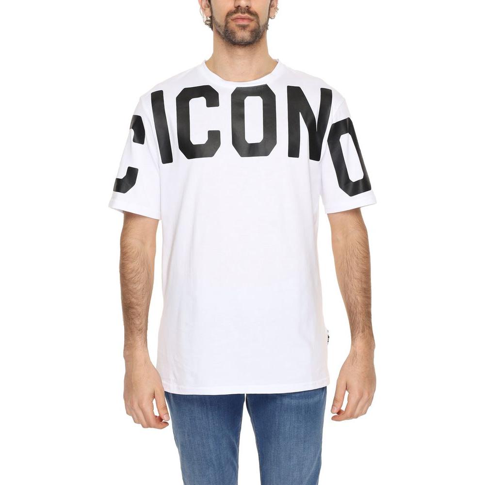 Icon White Cotton T-Shirt Icon