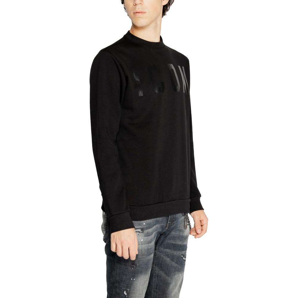 Icon Black Cotton Sweater Icon