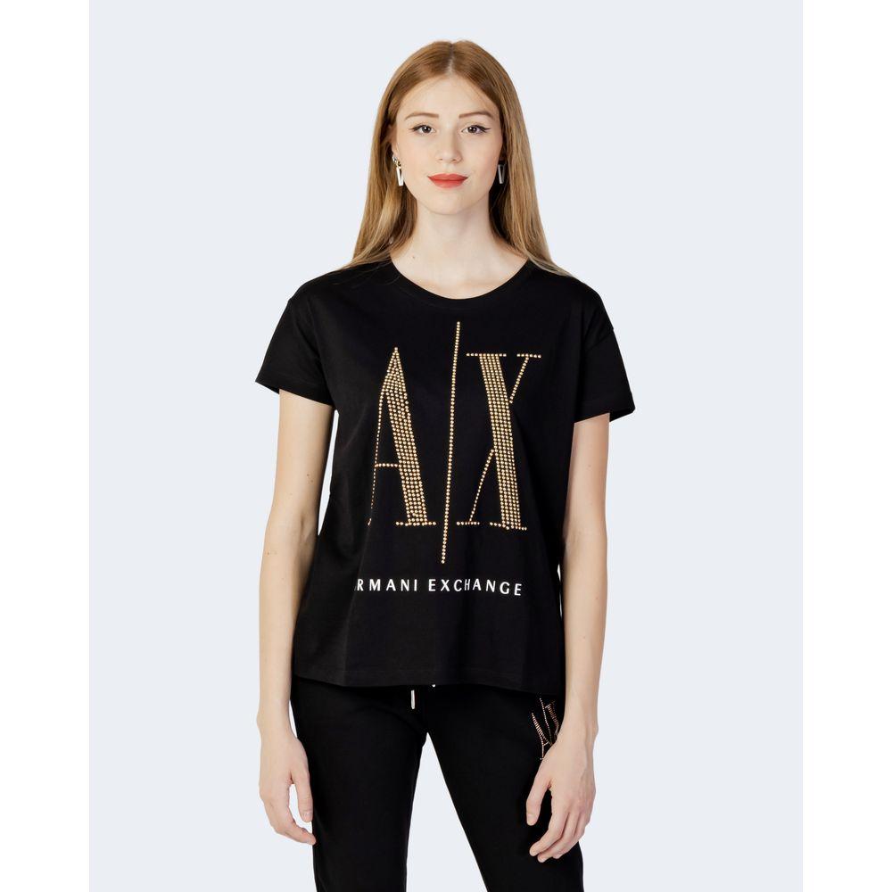 Armani Exchange Bicolor Cotton Tops & T-Shirt Armani Exchange