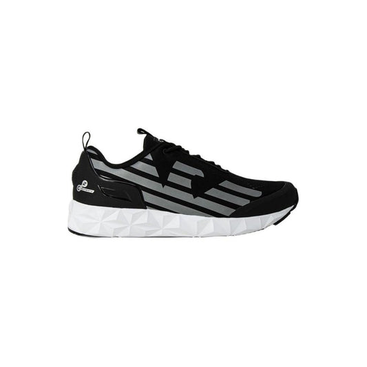 EA7 Emporio Armani Black Polyester Sneaker EA7 Emporio Armani