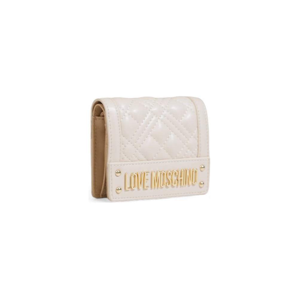 Love Moschino Beige Polyethylene Wallet Love Moschino