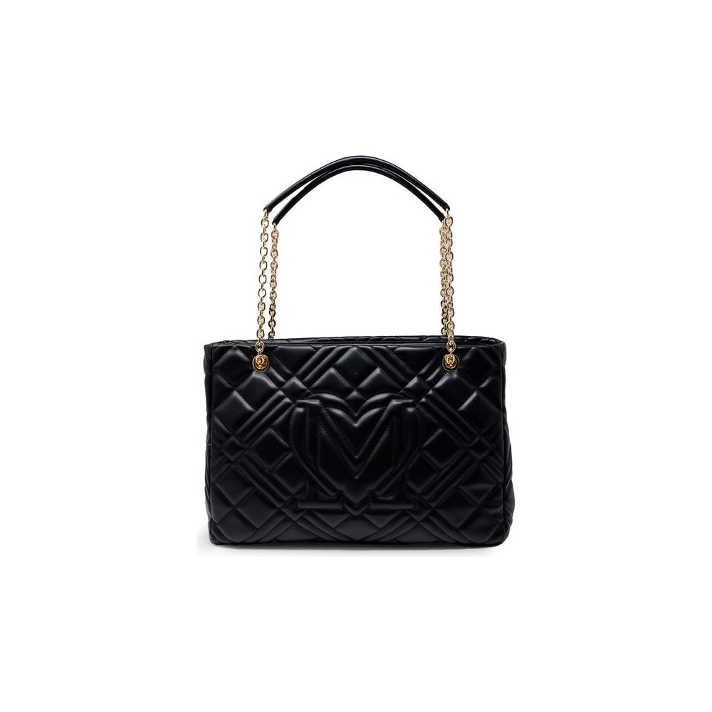 Love Moschino Black Polyethylene Handbag Love Moschino