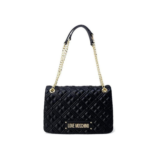 Love Moschino Gold Polyethylene Handbag Love Moschino