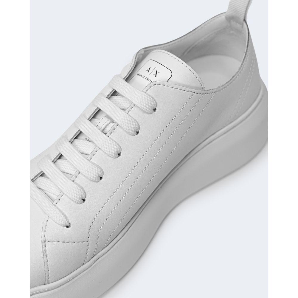 Armani Exchange White Leather Sneaker Armani Exchange