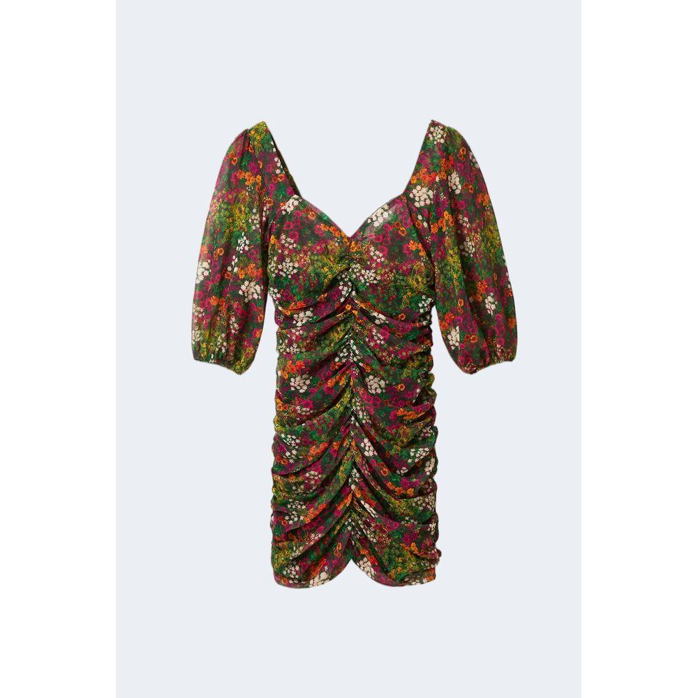 Desigual Green Polyester Dress Desigual