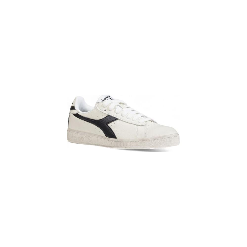 Diadora Black And White Leather Sneaker Diadora