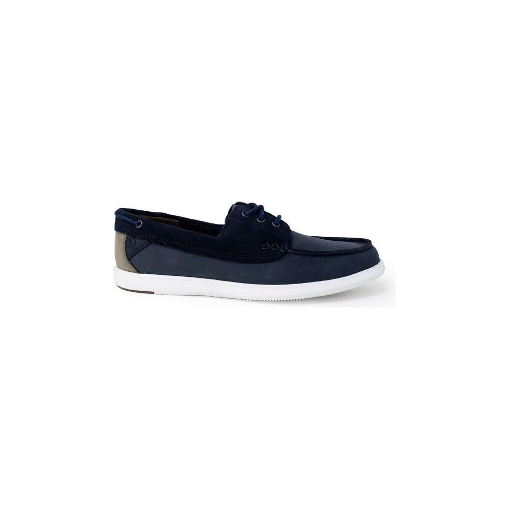 Clarks Blue Leather Casual Clarks