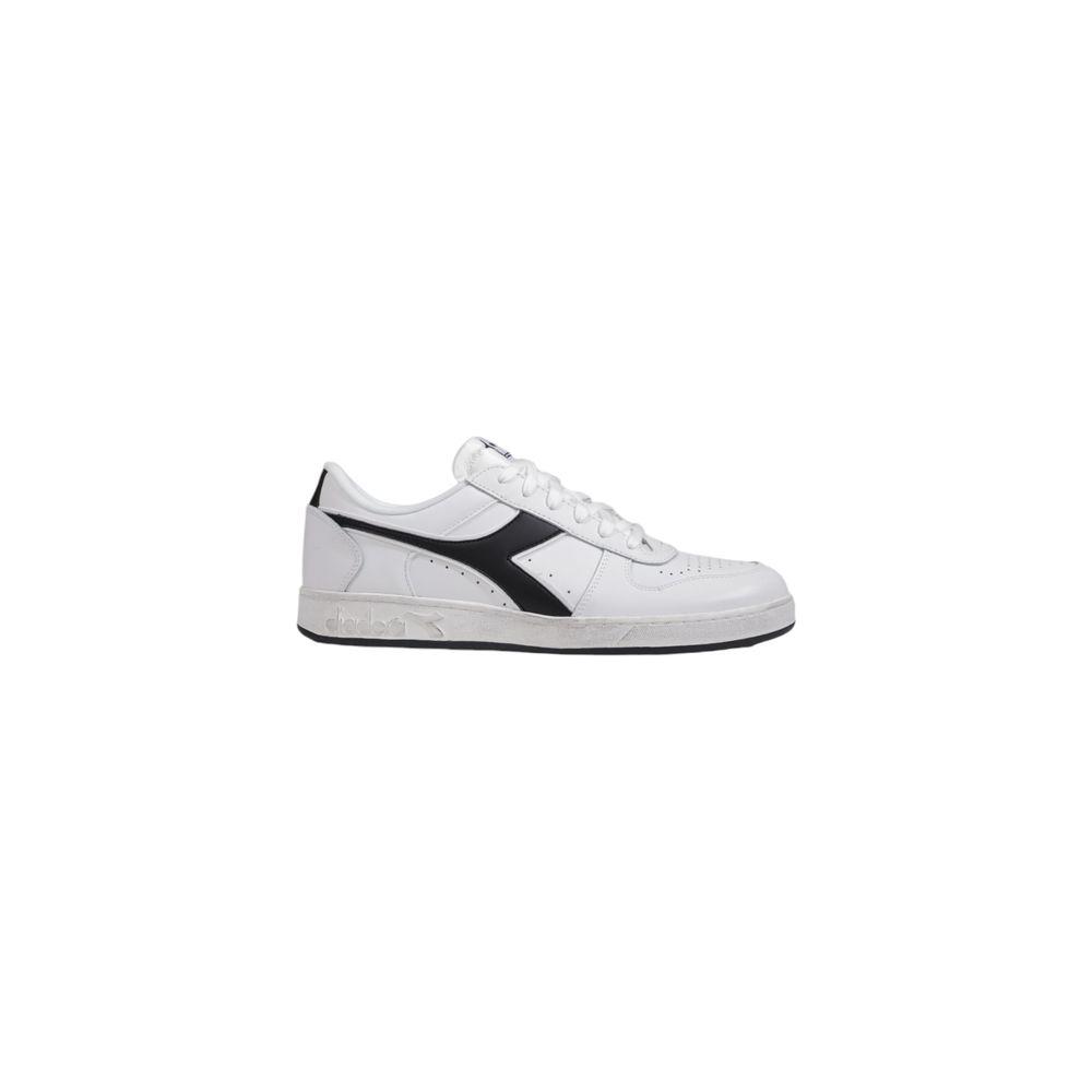 Diadora Black And White Leather Sneaker Diadora