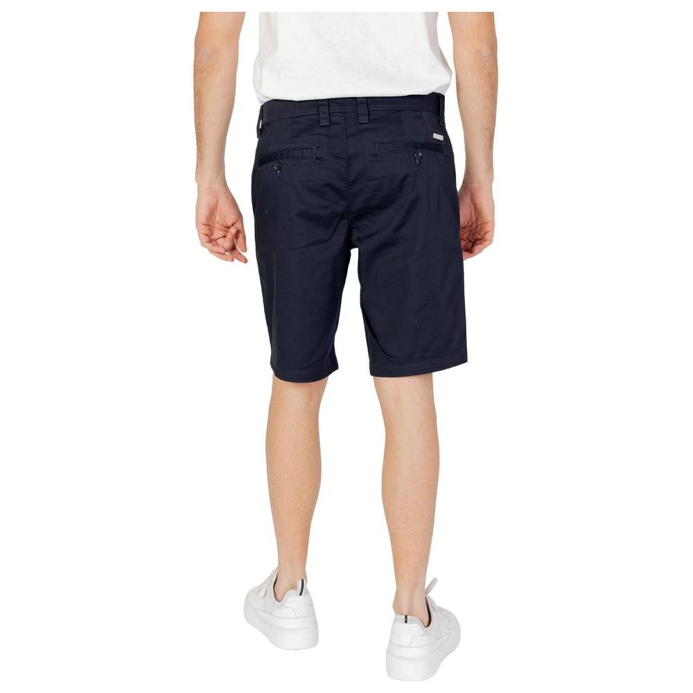 Armani Exchange Blue Cotton Short Armani Exchange