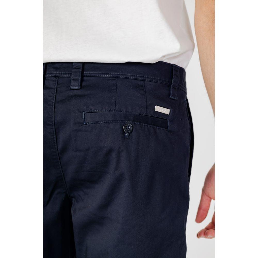 Armani Exchange Blue Cotton Short Armani Exchange