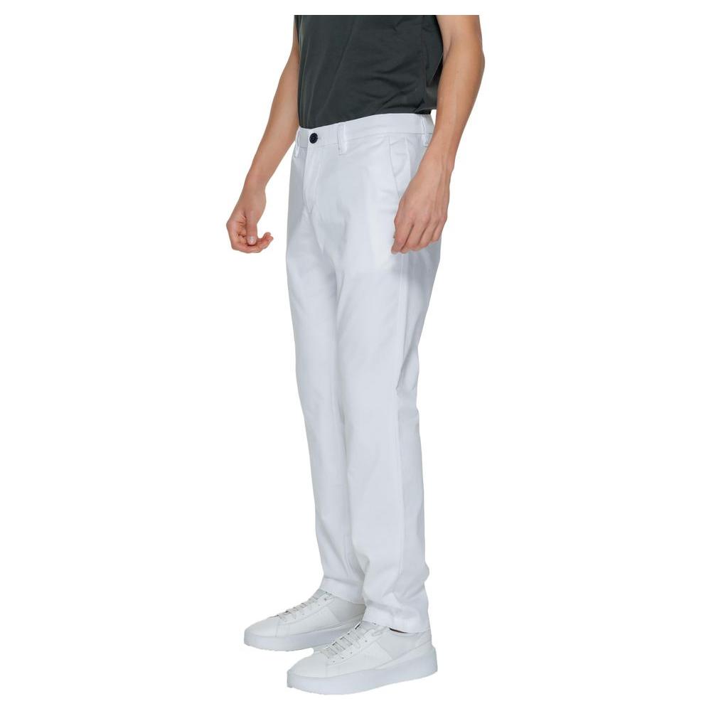 Armani Exchange White Cotton Jeans & Pant Armani Exchange