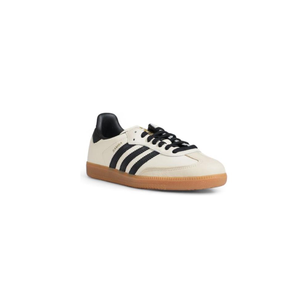 Adidas Cream Leather Sneaker Adidas